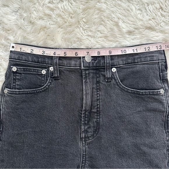 Madewell Jeans The Perfect Vintage Jean High Rise Lunar Wash Black Sz 25 - Picture 10 of 12